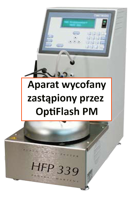 HFP 339 Automatyczny aparat do oznaczania temperatury zapłonu w tyglu zamkniętym metodą Pensky Martens