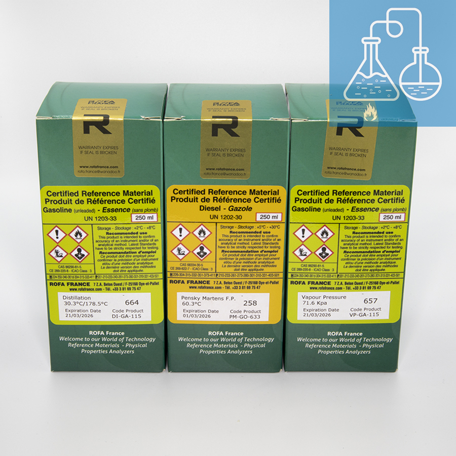 ROFA - Certyfikowane Materiały Referencyjne - DESTYLACJA - ISO 17034