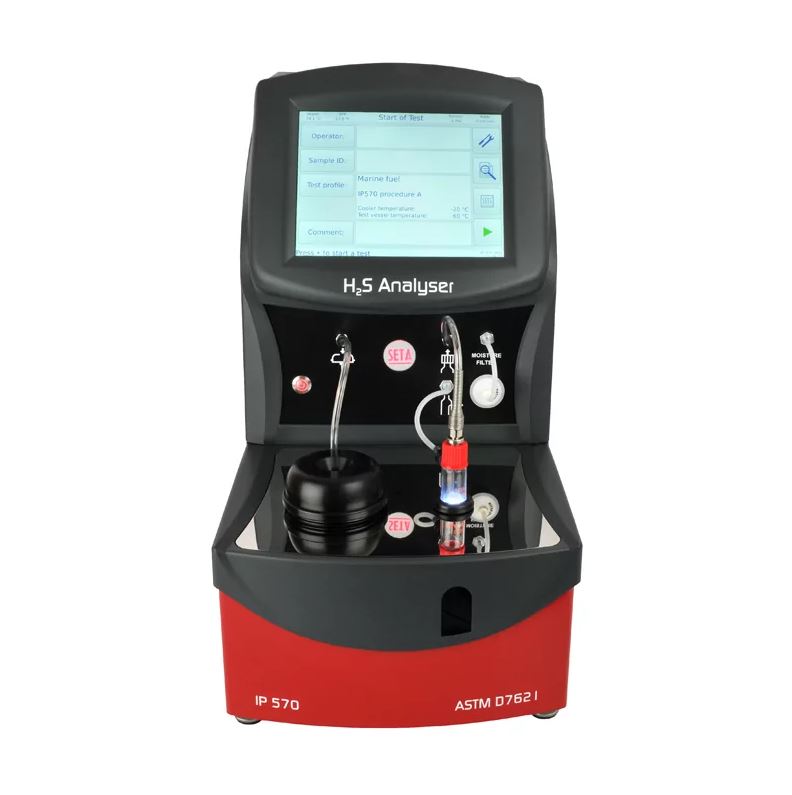 Automatyczny analizator zawartości siarkowodoru w produktach rafineryjnych oraz ropie naftowej SETA SA4000-4